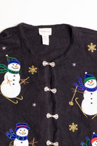 Black Ugly Christmas Cardigan 56825