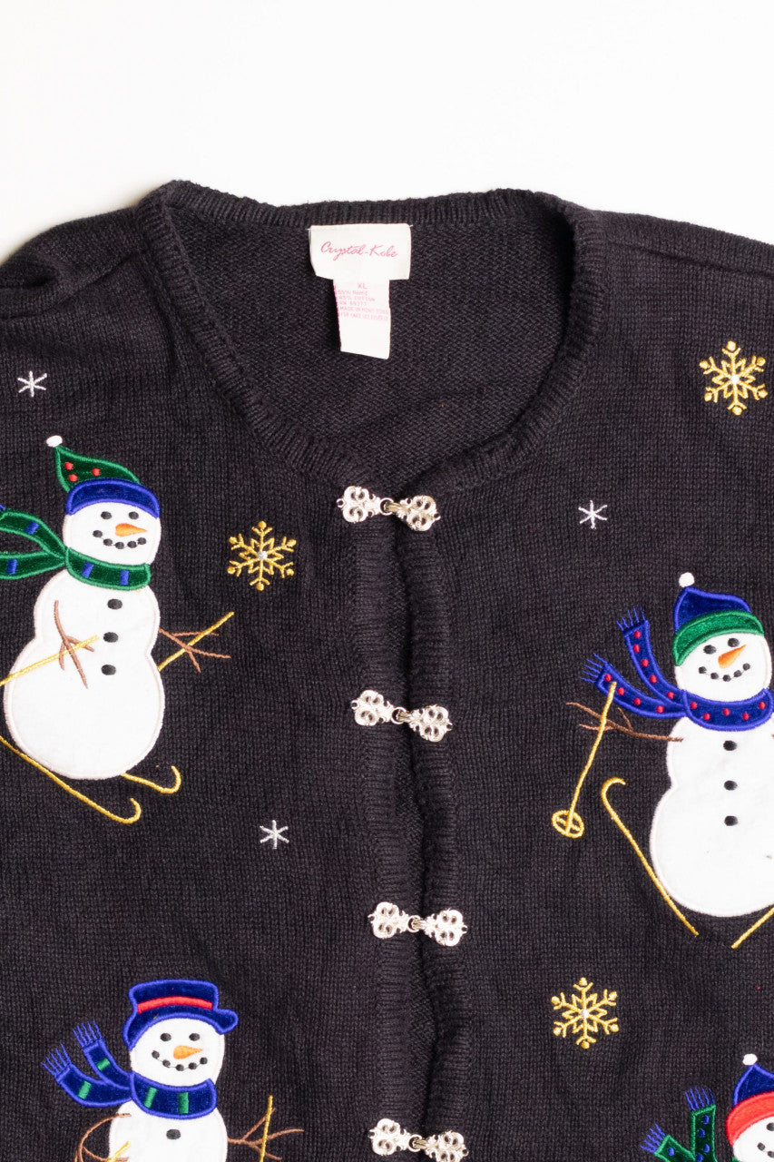 Black Ugly Christmas Cardigan 56825