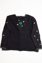 Black Ugly Christmas Cardigan 56829
