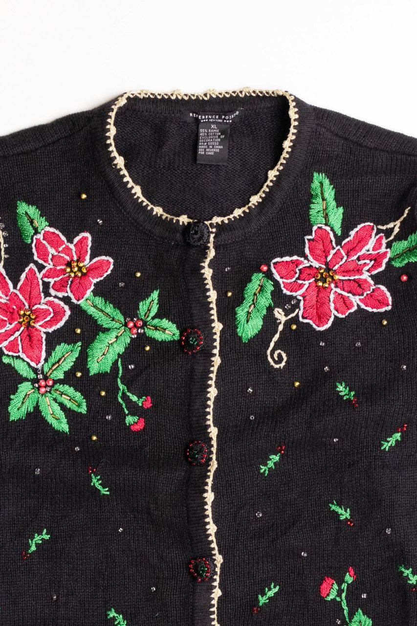 Black Ugly Christmas Cardigan 56830