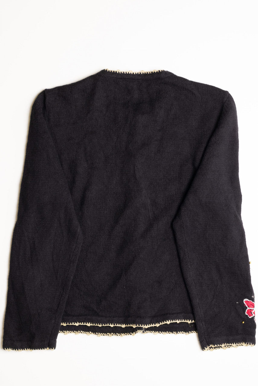 Black Ugly Christmas Cardigan 56830
