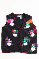 Black Ugly Christmas Vest 56832