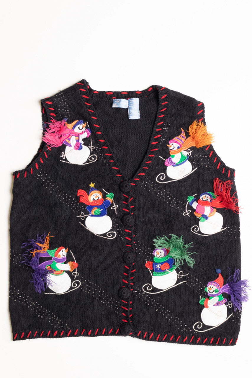 Black Ugly Christmas Vest 56832