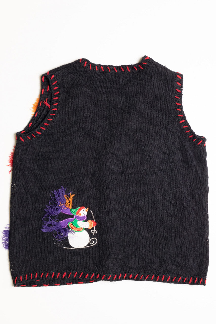 Black Ugly Christmas Vest 56832