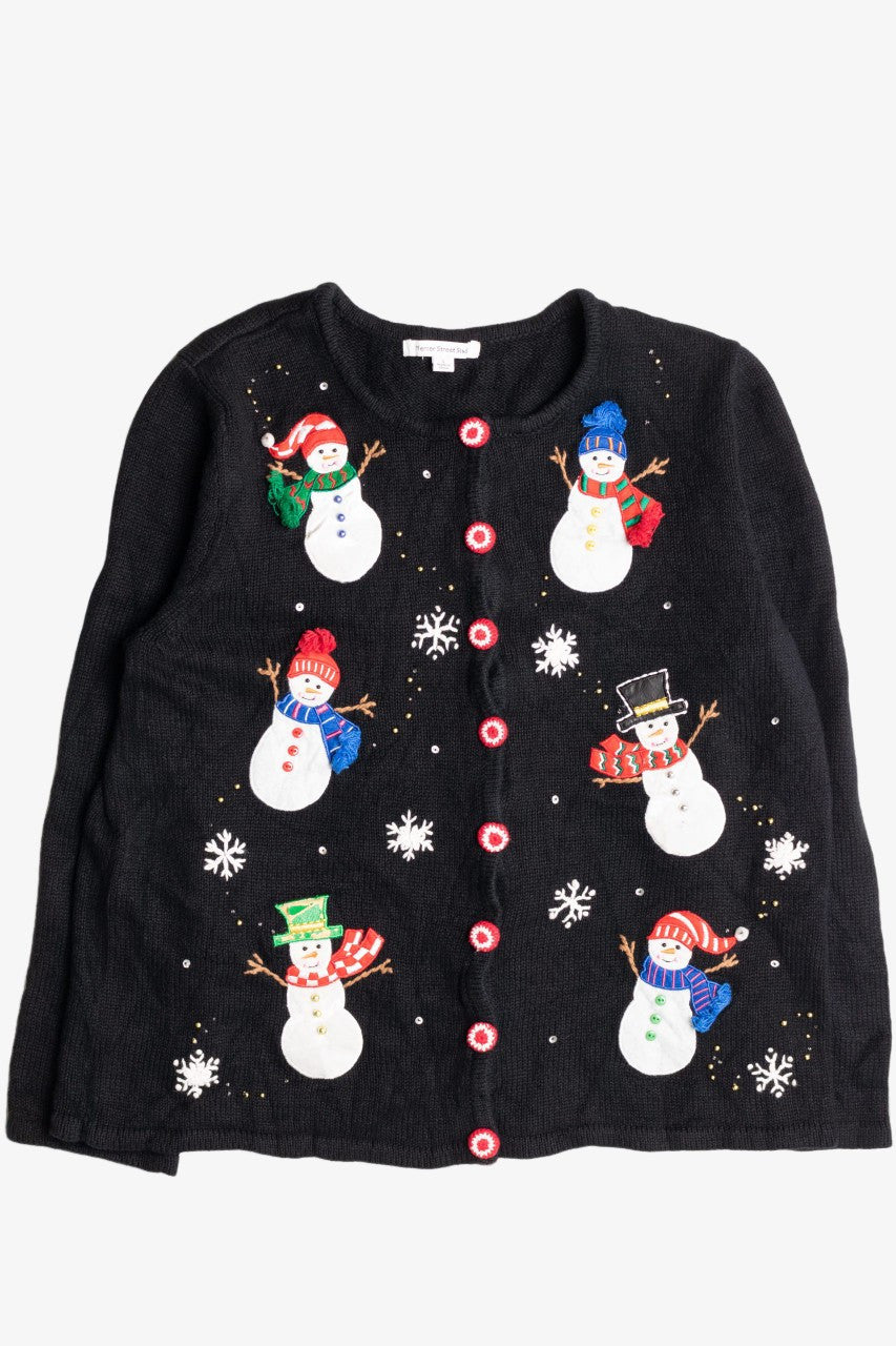 Black Ugly Christmas Cardigan 56833