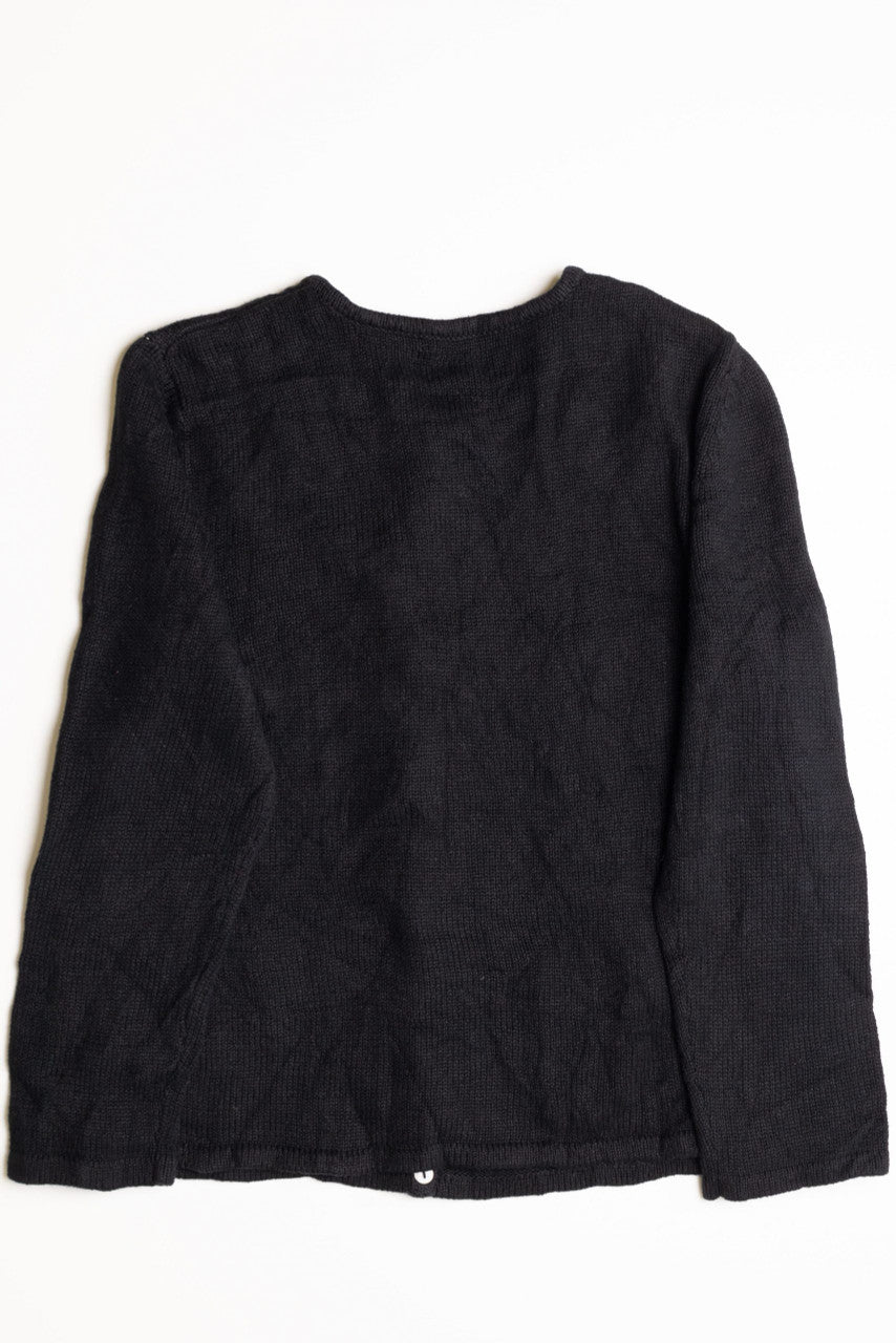 Black Ugly Christmas Cardigan 56833
