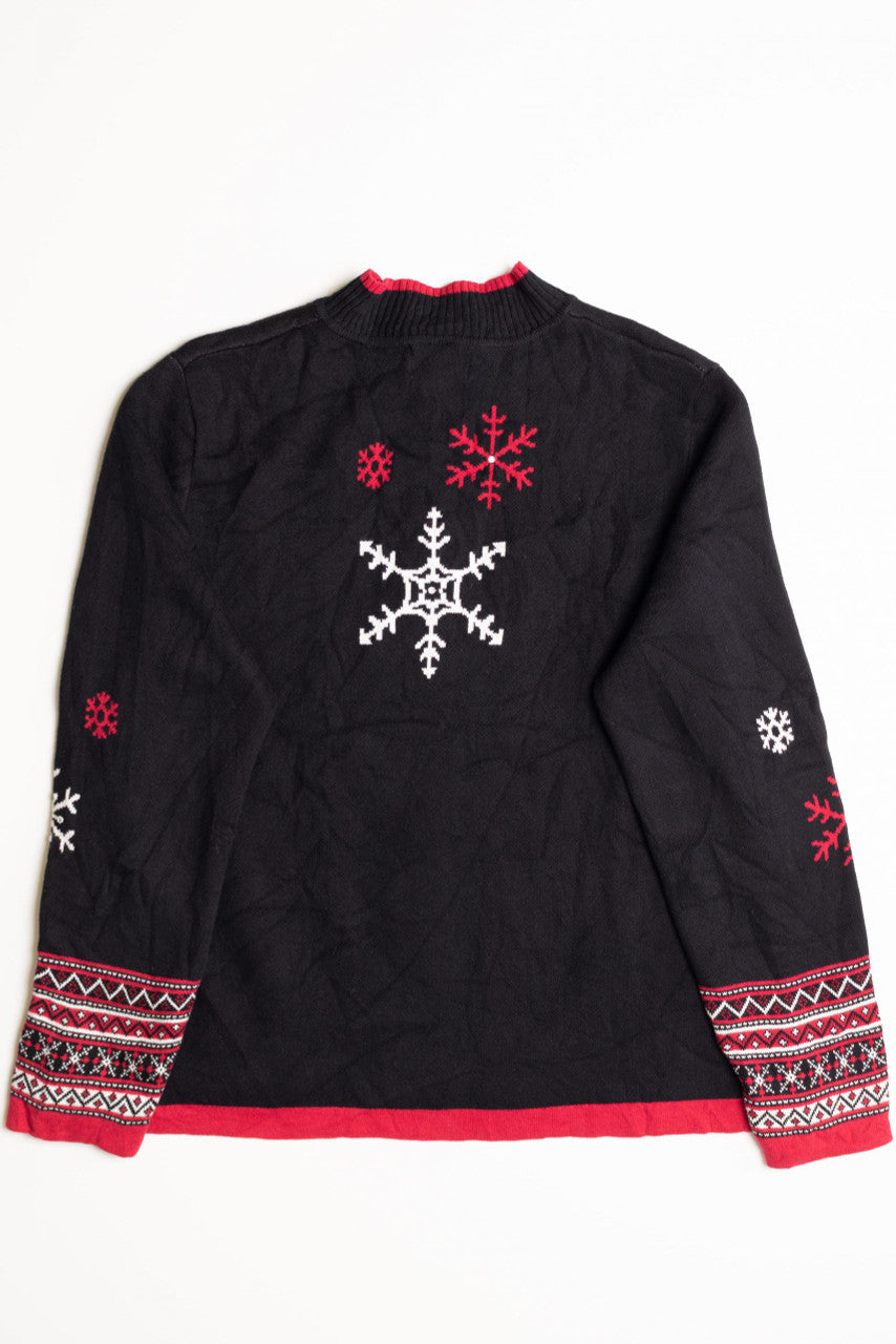 Black Ugly Christmas Cardigan 56834