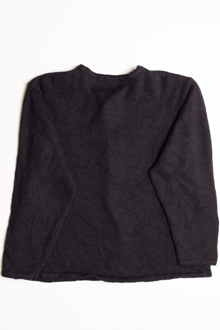 Black Ugly Christmas Cardigan 56835