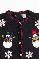 Black Ugly Christmas Cardigan 56837
