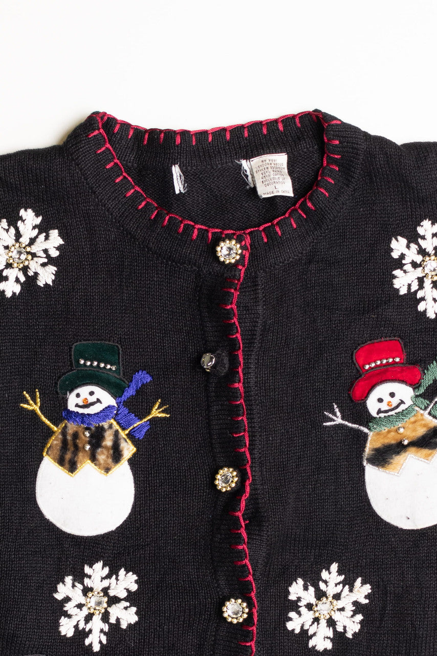 Black Ugly Christmas Cardigan 56837