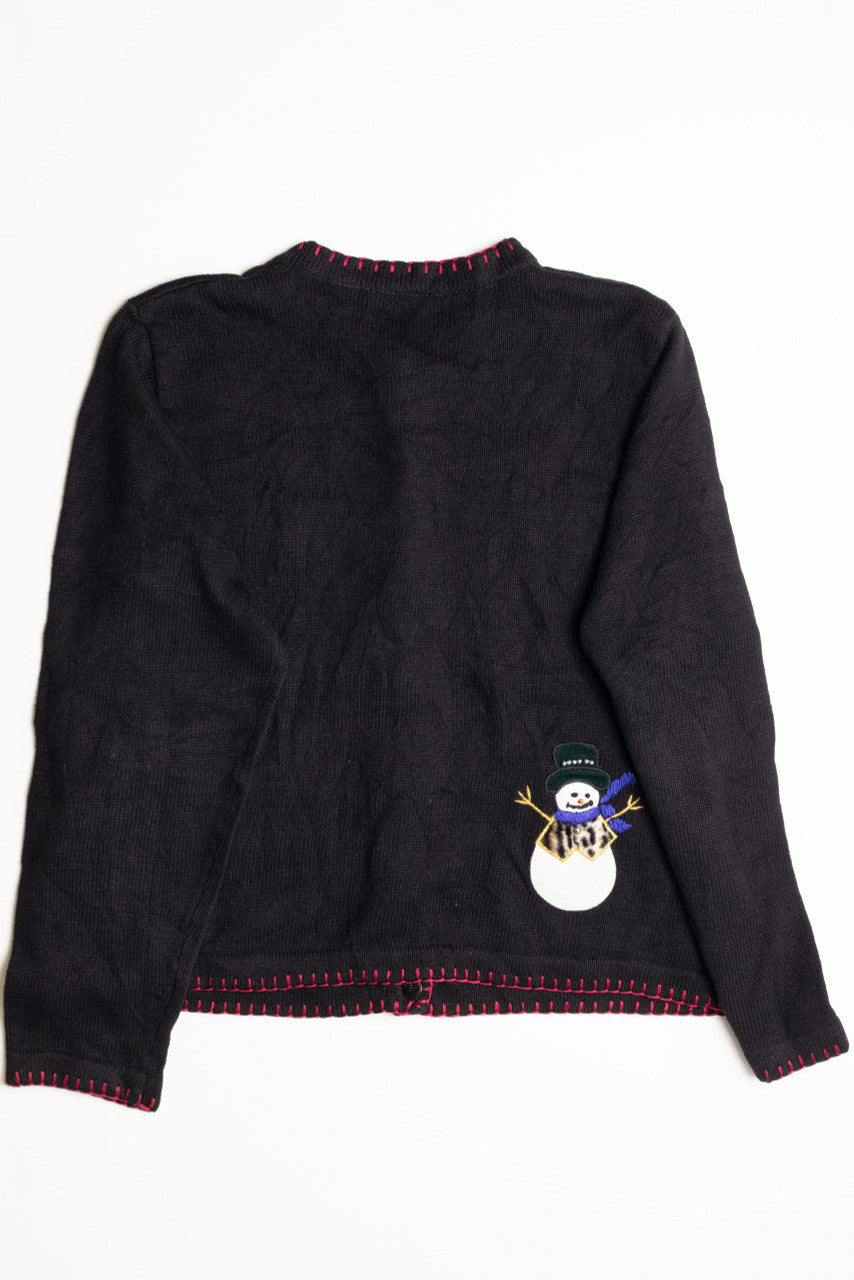 Black Ugly Christmas Cardigan 56837