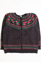 Brown Ugly Christmas Cardigan