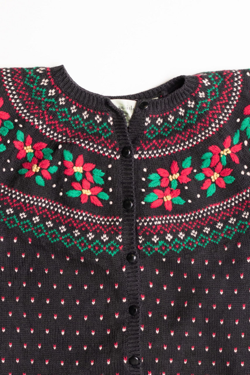 Brown Ugly Christmas Cardigan