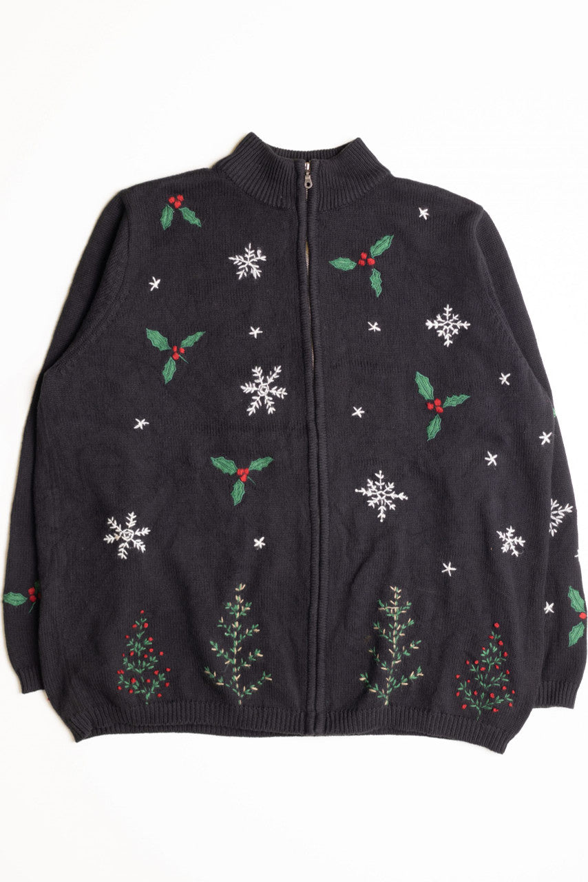 Black Ugly Christmas Cardigan 56839
