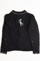 Black Ugly Christmas Cardigan 56842