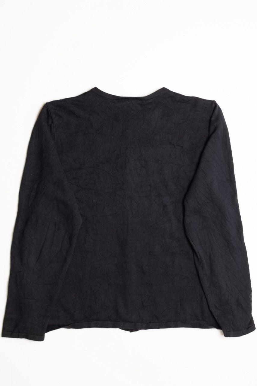 Black Ugly Christmas Cardigan 56843