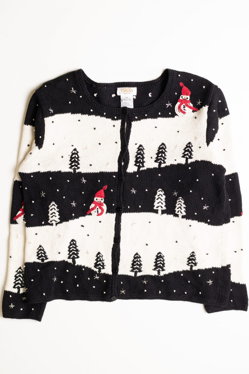 Black Ugly Christmas Cardigan 56846