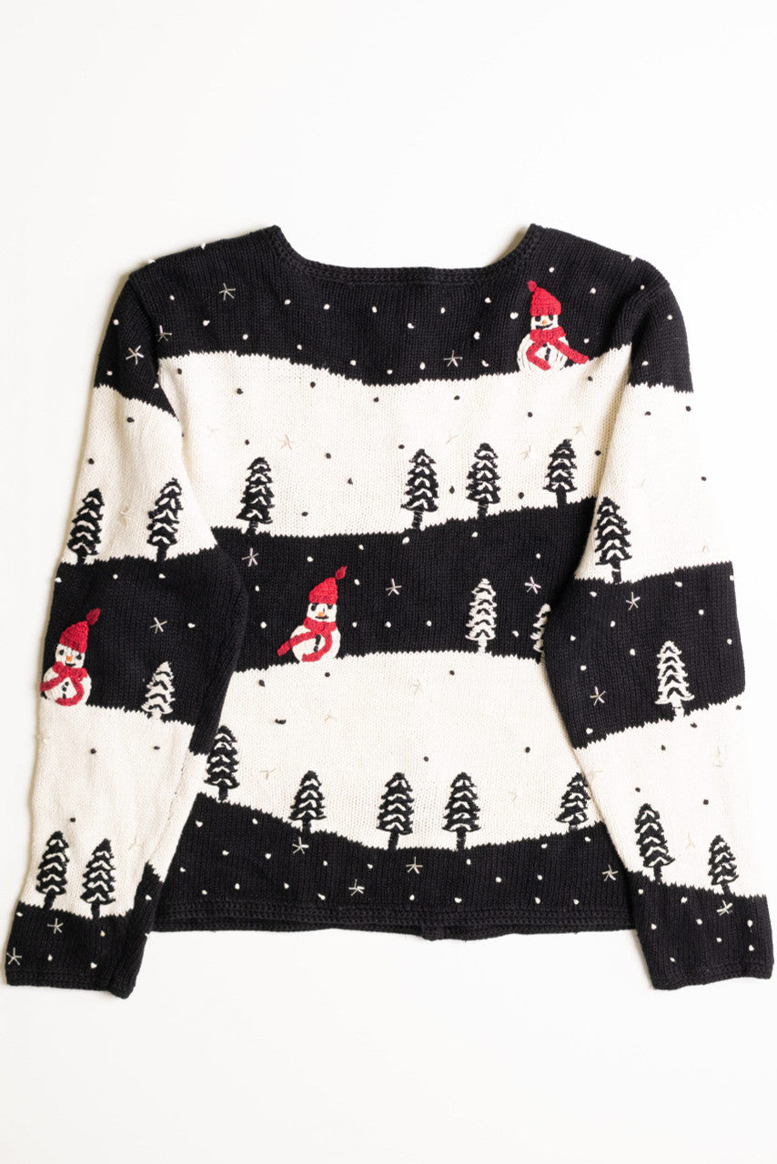 Black Ugly Christmas Cardigan 56846