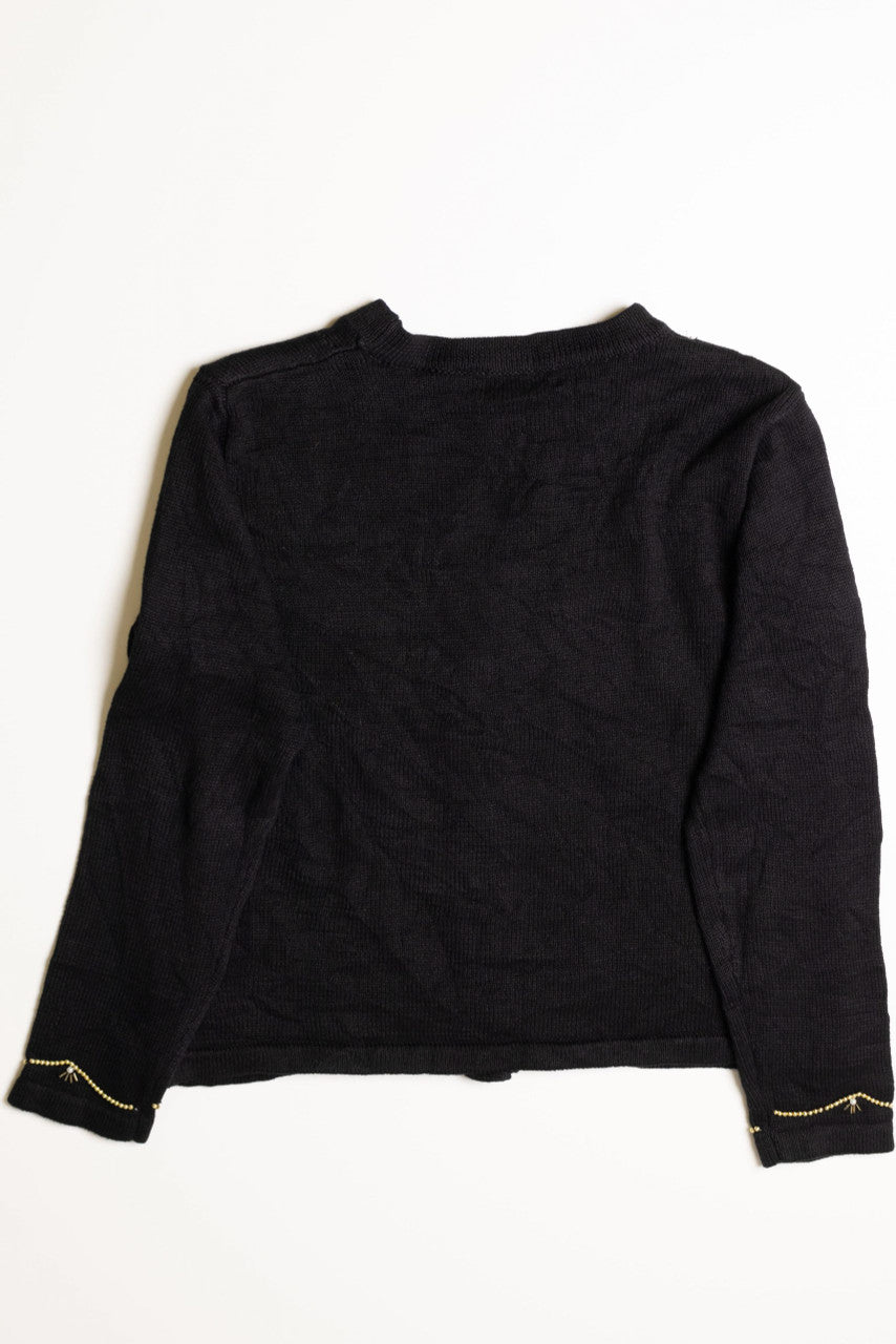 Black Ugly Christmas Cardigan 56849