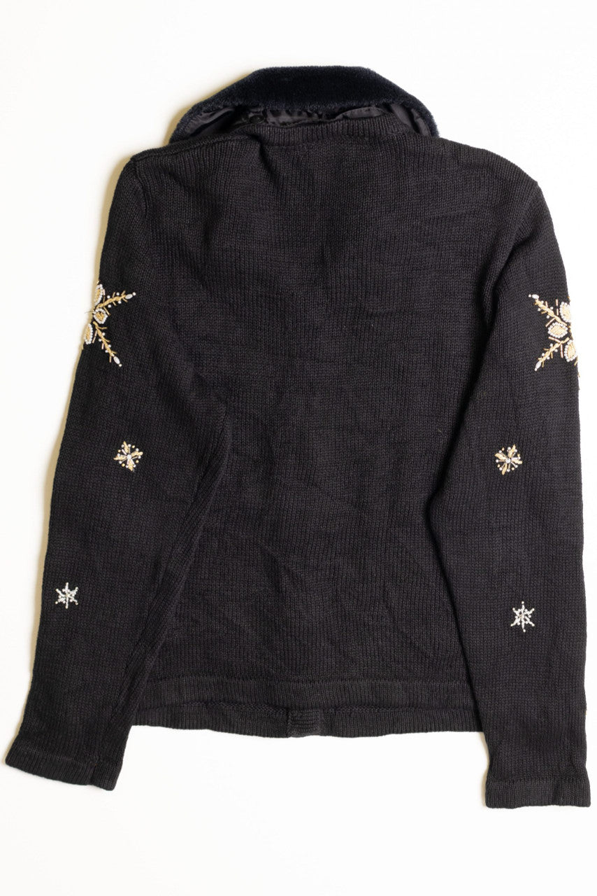 Black Ugly Christmas Cardigan 56850