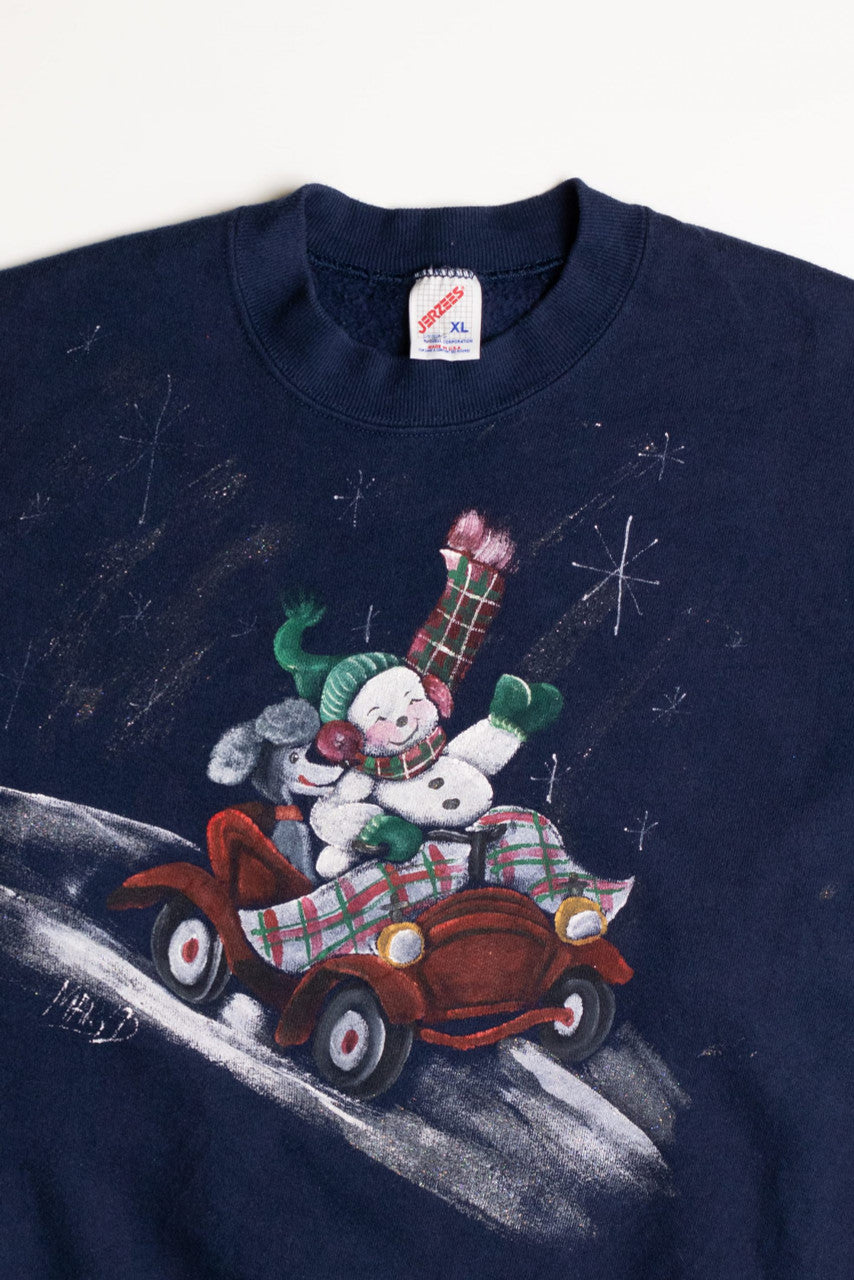Blue Ugly Christmas Sweatshirt 56863
