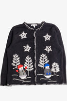 Black Ugly Christmas Cardigan 56876