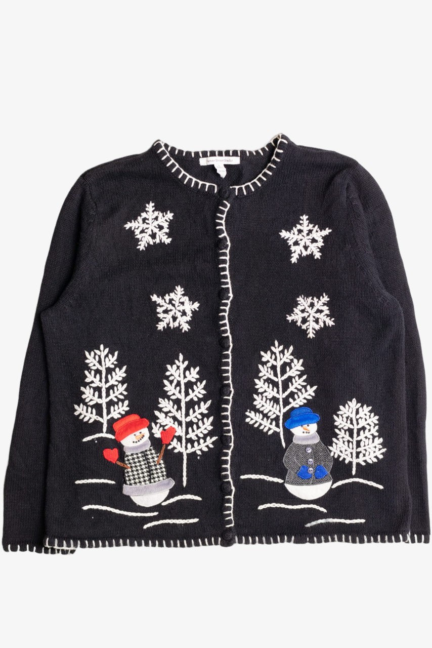 Black Ugly Christmas Cardigan 56876