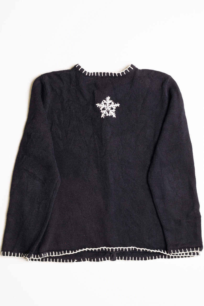Black Ugly Christmas Cardigan 56876