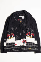 Black Ugly Christmas Cardigan 56877