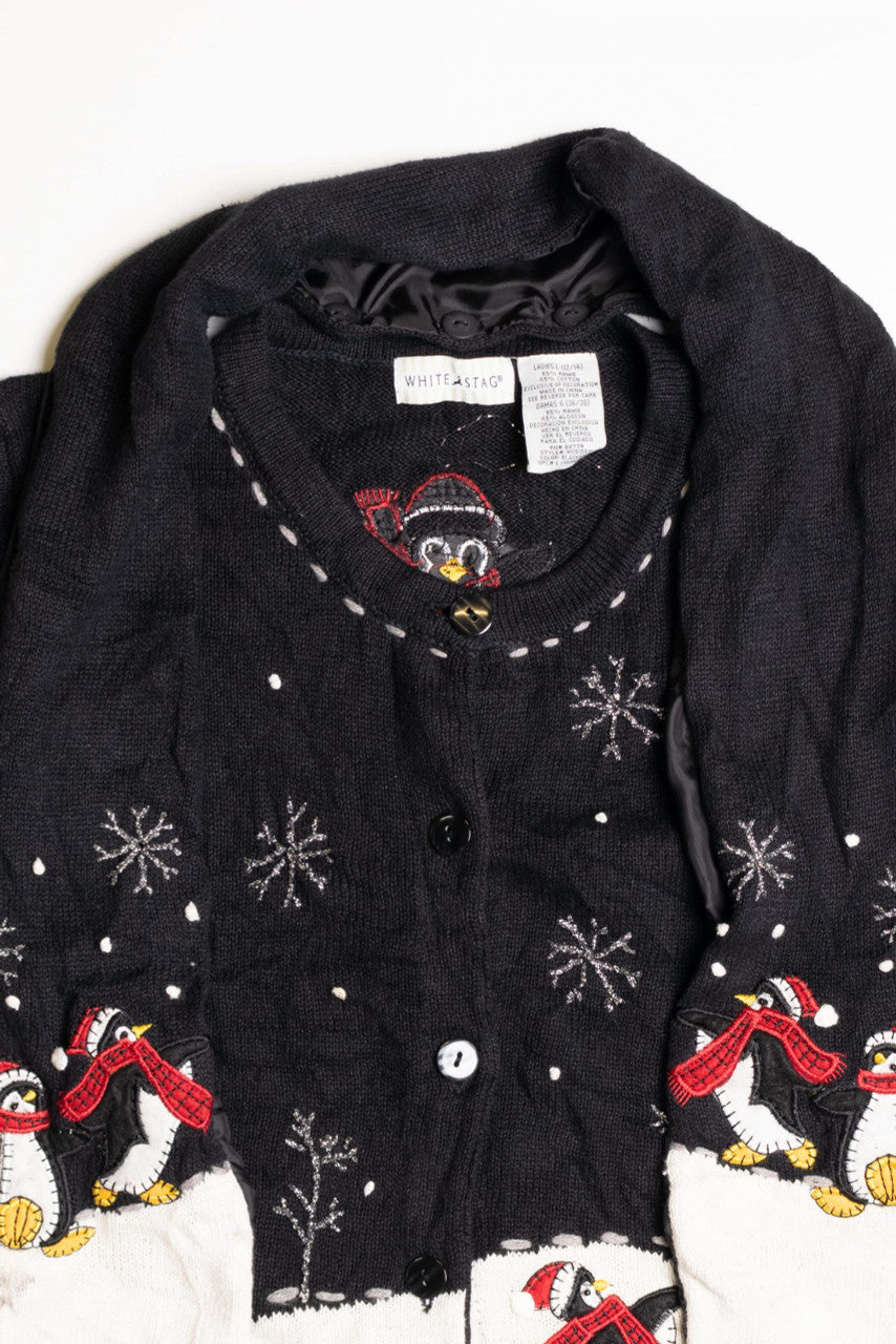Black Ugly Christmas Cardigan 56877