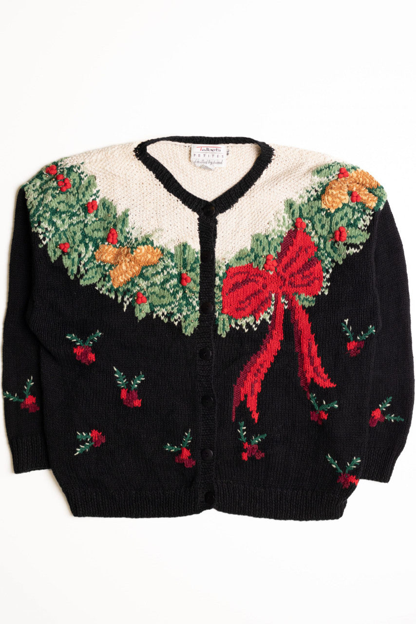 Black Ugly Christmas Cardigan 56880