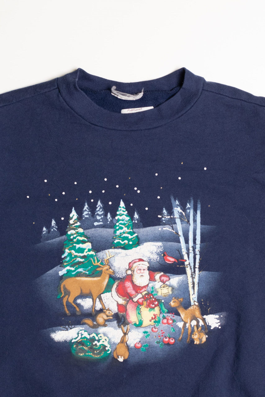 Blue Ugly Christmas Sweatshirt 56889