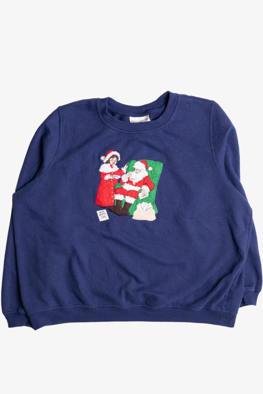 Blue Ugly Christmas Sweatshirt 56896