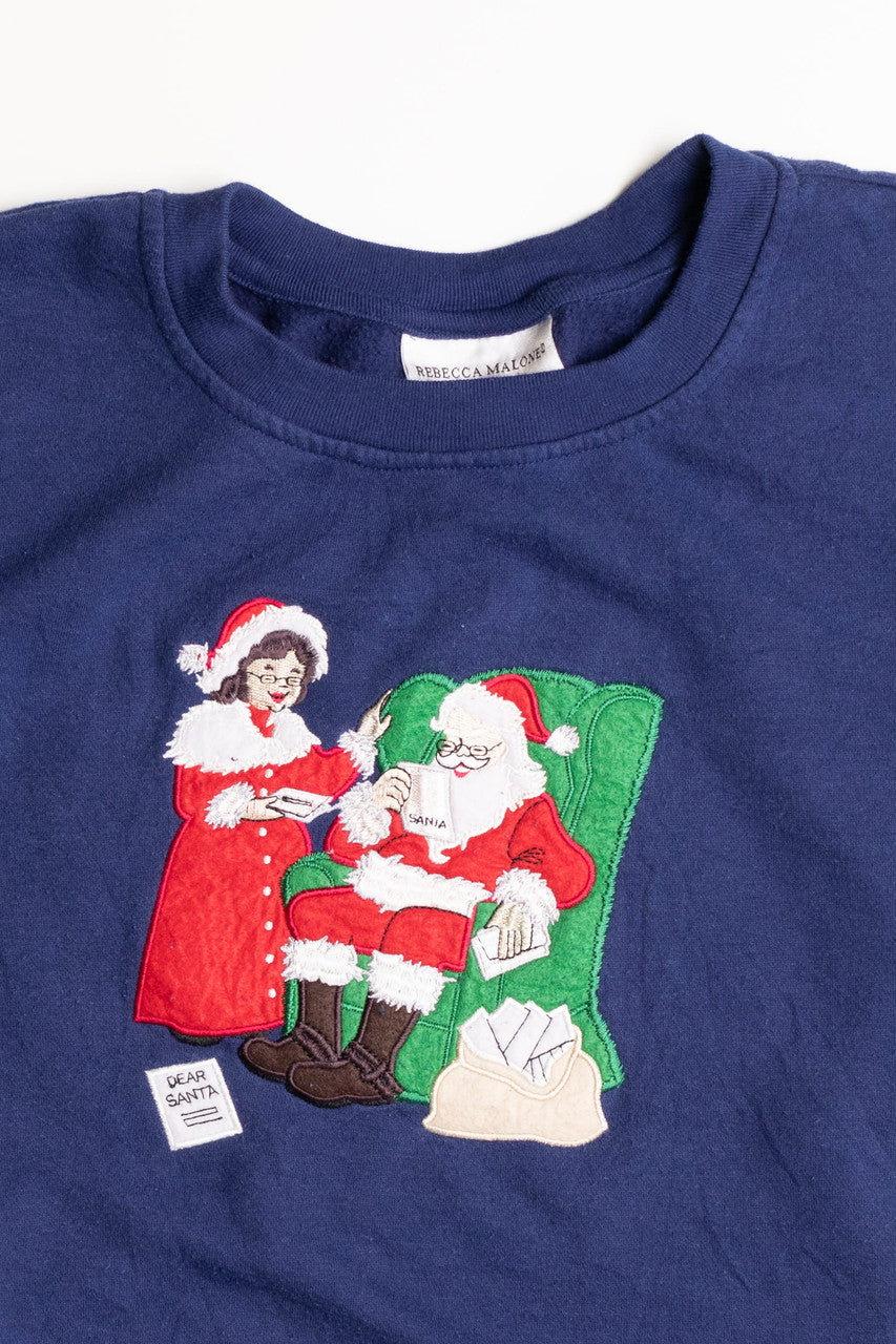 Blue Ugly Christmas Sweatshirt 56896