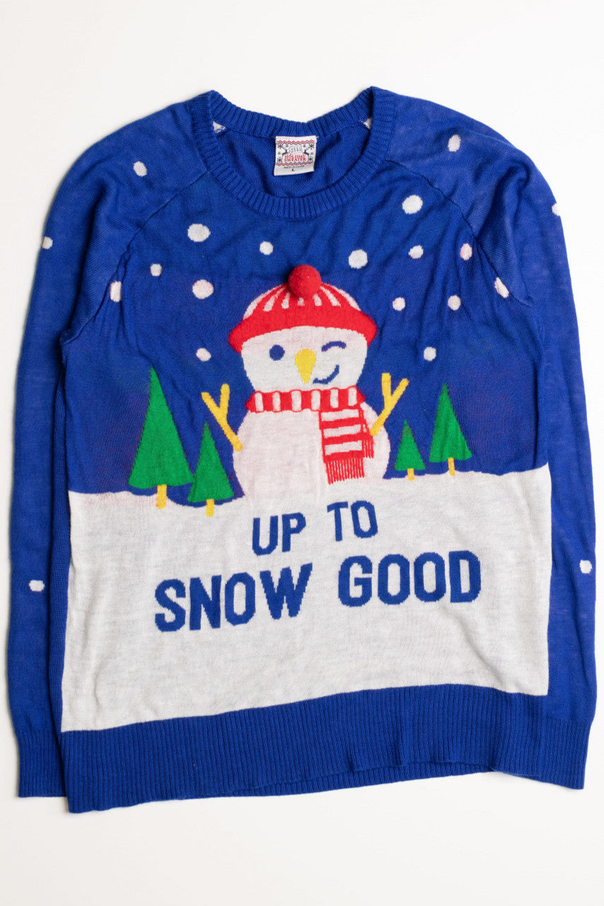 Blue Ugly Christmas Pullover 56928