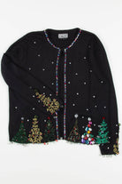 Black Ugly Christmas Cardigan 57001