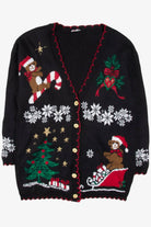 Black Ugly Christmas Cardigan 57003