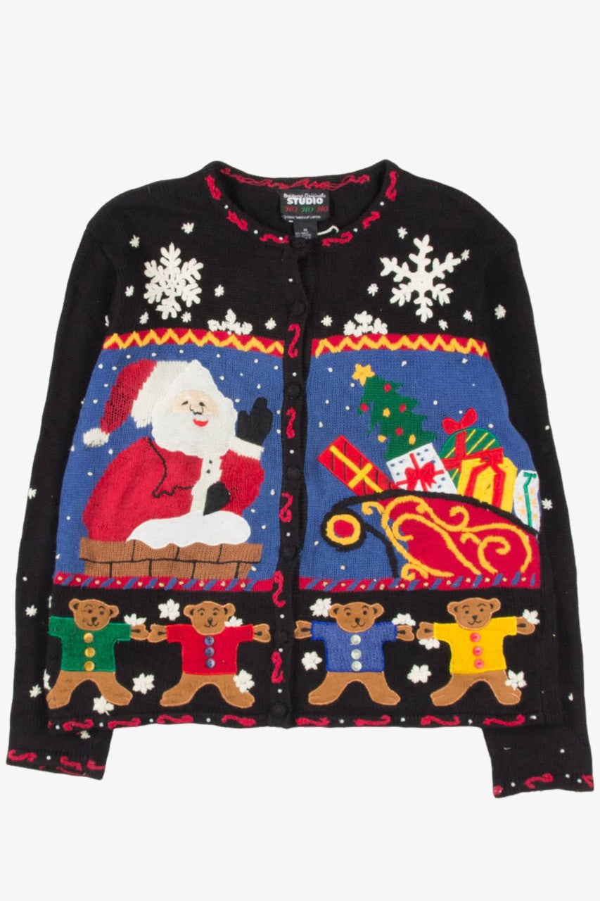 Black Ugly Christmas Cardigan 57009