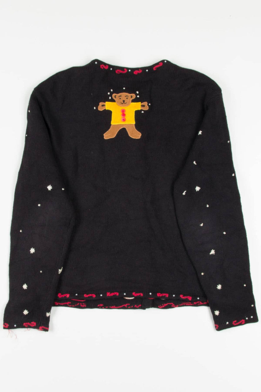 Black Ugly Christmas Cardigan 57009