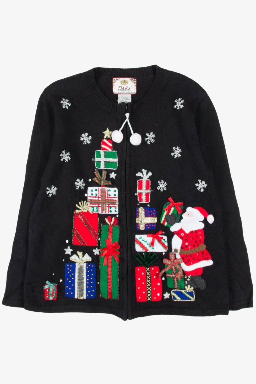 Black Ugly Christmas Cardigan 57011