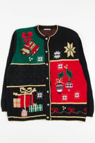 Black Ugly Christmas Cardigan 57015