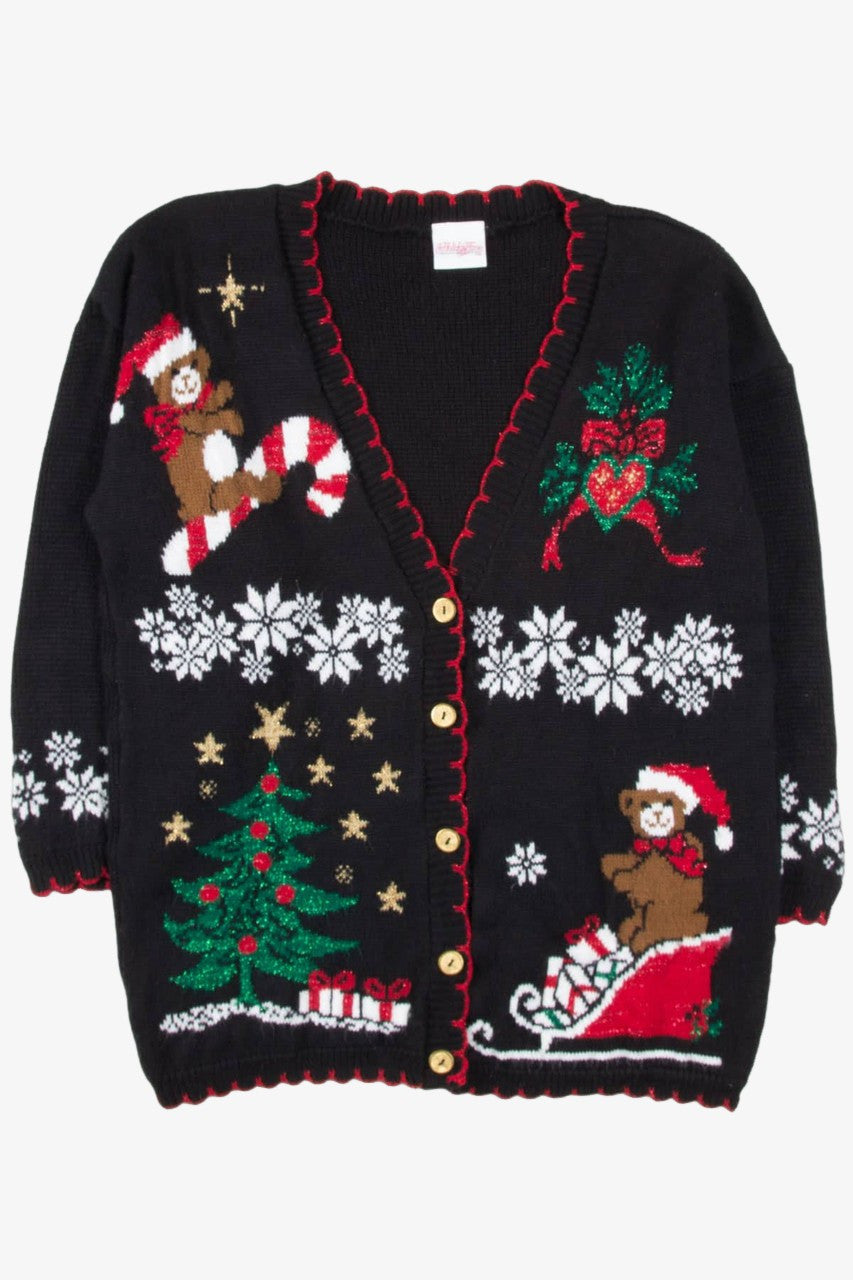Holiday Time Ugly Christmas Cardigan 57025