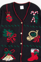 Black Ugly Christmas Cardigan 57029