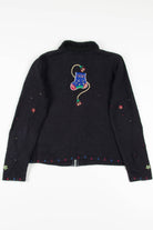 Black Ugly Christmas Cardigan 57030
