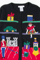 Black Ugly Christmas Cardigan 57035