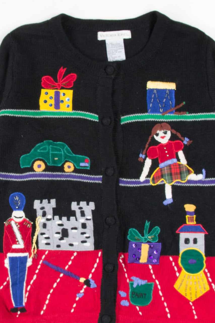 Black Ugly Christmas Cardigan 57035