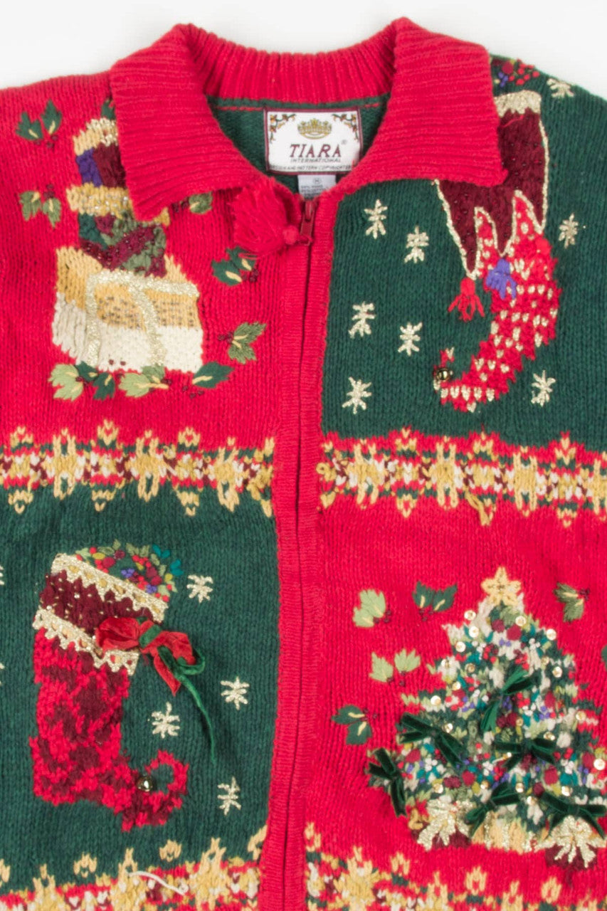 Tiara International Ugly Christmas Cardigan 57041 – Ragstock