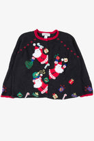 Black Ugly Christmas Cardigan 57058