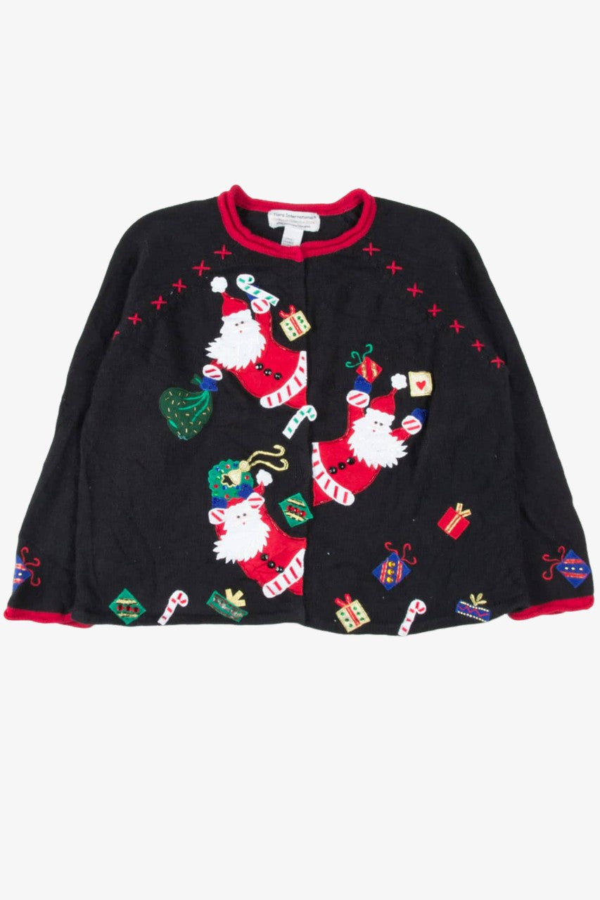 Black Ugly Christmas Cardigan 57058
