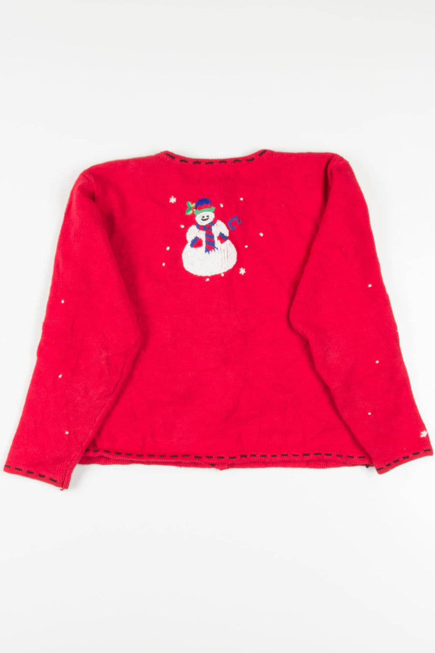 Red Carolers Ugly Christmas Cardigan 57063